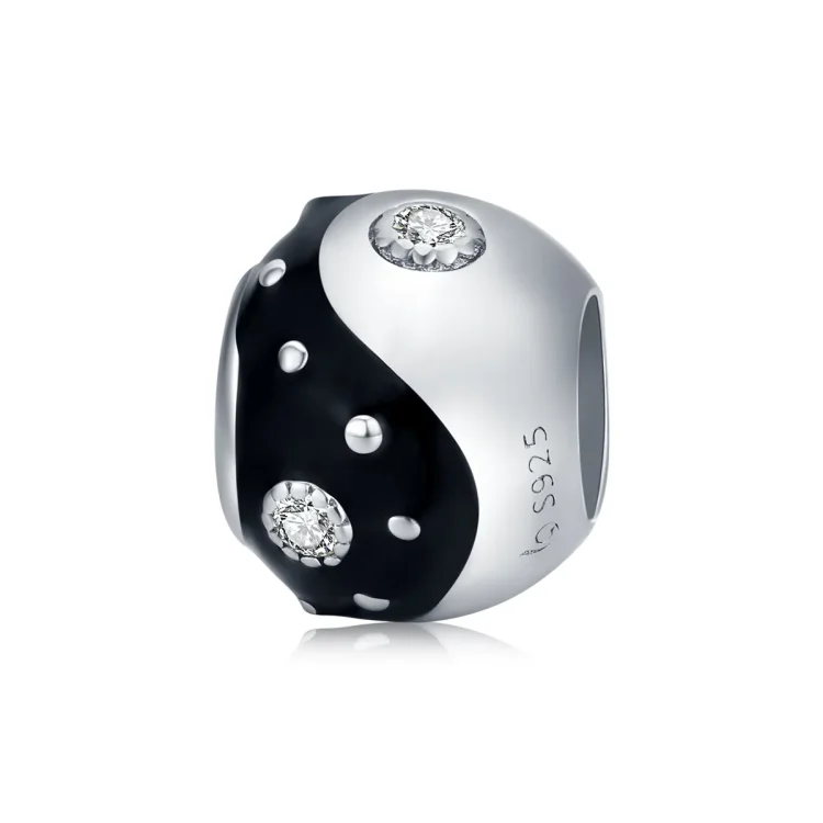 Srebrni obesek Yin Yang Chinoiserie v stilu Pandora - BSC192