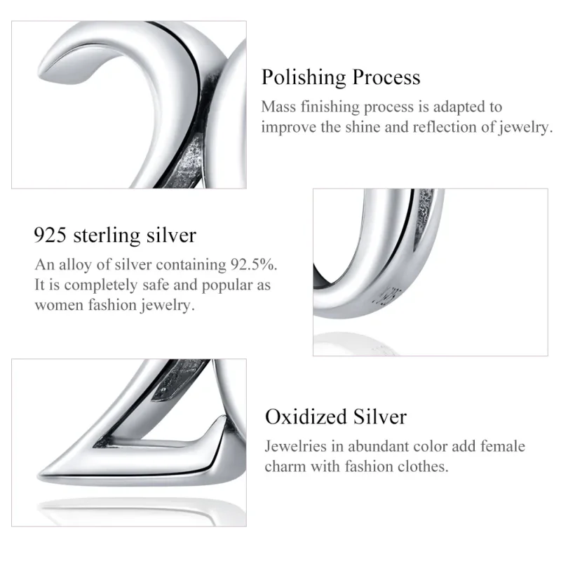 (slika za) Srebrni obesek za 20. obletnico Pandora Style - SCC1623 - Ogled 7