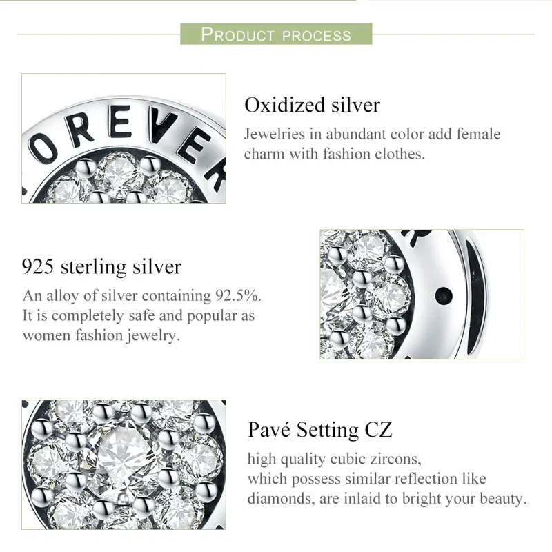 (slika za) Srebrni obesek za dom Pandora Style - SCC814 - Ogled 7