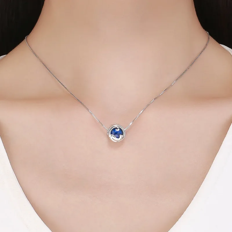 (slika za) Srebrni obesek za igrivo mačko v stilu Pandora - SCC708 - Ogled 6