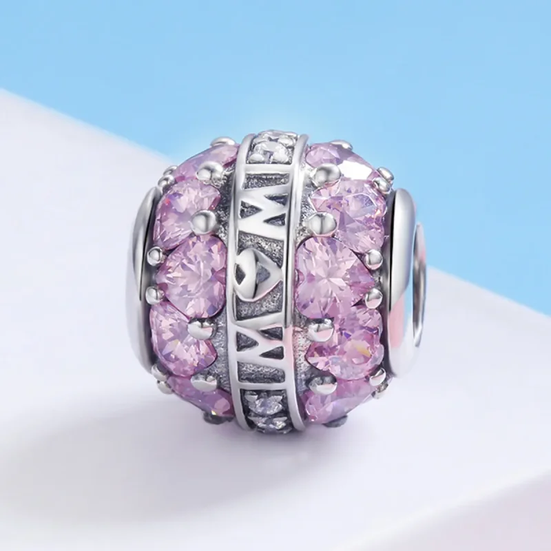 (slika za) Srebrni obesek za veliko ljubezen v slogu Pandora - SCC580 - Ogled 4