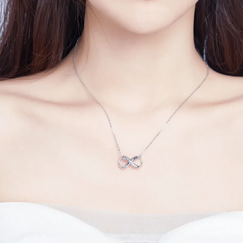 (slika za) Srebrni obesek za večno družino v stilu Pandora - SCC1146 - Ogled 3