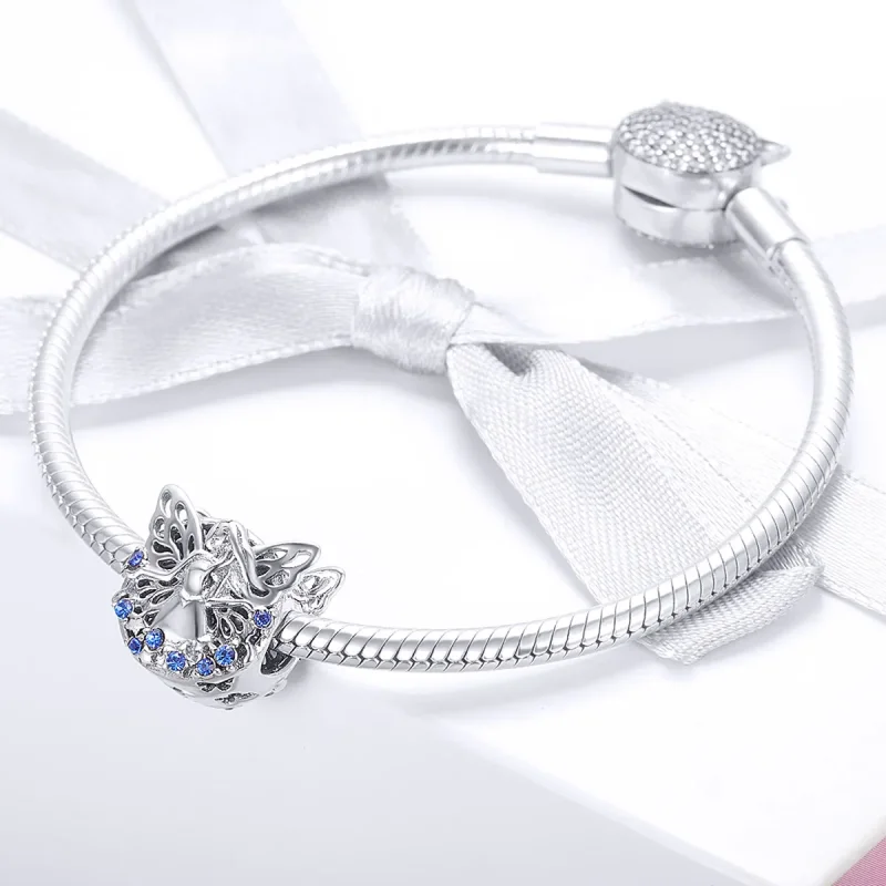 (slika za) Srebrni pravljični obesek v stilu Pandora - BSC027 - Ogled 2