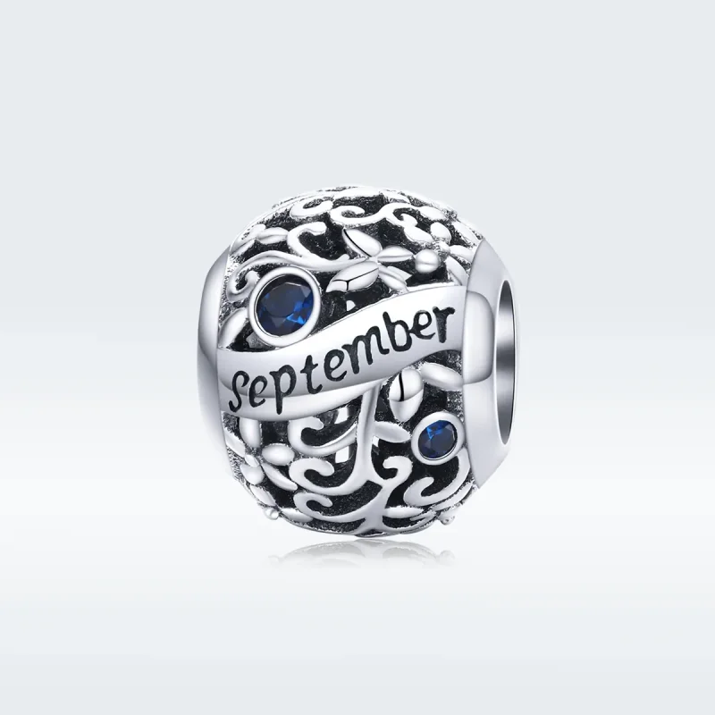(slika za) Srebrni septembrski obesek za rojstni kamen Pandora Style - SCC1385-9 - Ogled 5