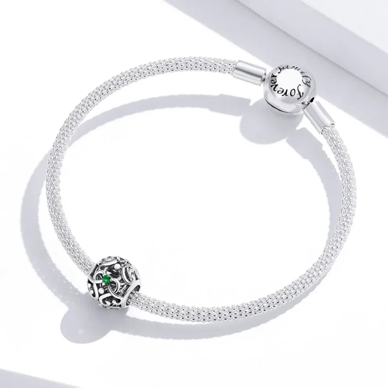 (slika za) Srebrni starinski obesek s križem v slogu Pandora - SCC1511 - Ogled 3