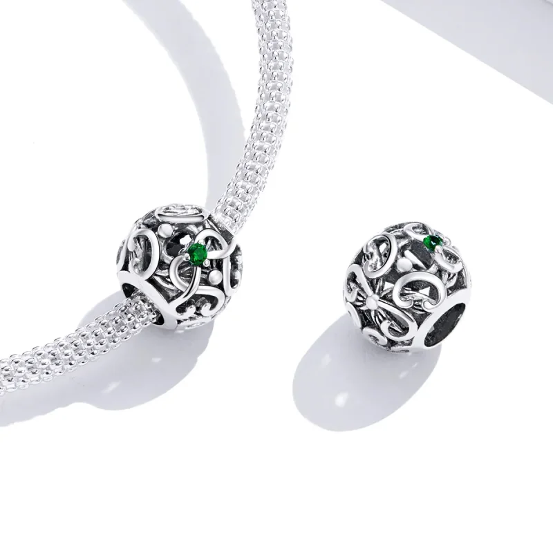 (slika za) Srebrni starinski obesek s križem v slogu Pandora - SCC1511 - Ogled 4