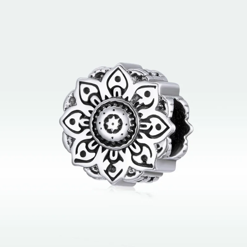 (slika za) Srebrni vintage lotus v slogu Pandora - SCC1823 - Ogled 5
