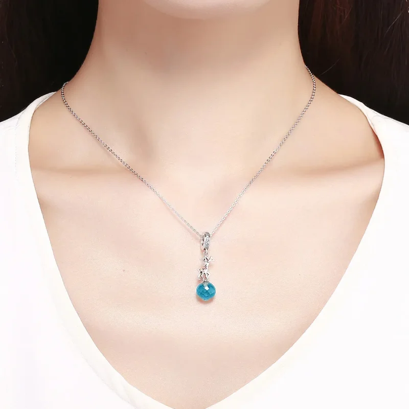 (slika za) Viseči srebrni jelen v stilu Pandora - SCC1010 - Ogled 5