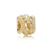 Dazzling Grain Swirls Charm, PANDORA Shine™ & Clear CZ - 767597CZ Dazzling Grain Swirls Charm, PANDORA Shine™ & Clear CZ - 767597CZ