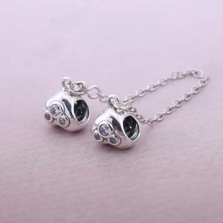 Disney, Mickeyjevo srce s prozorno varnostno verigo Cz - PANDORA