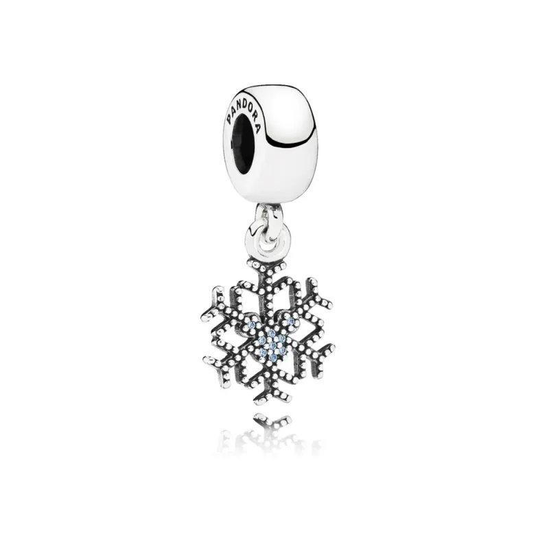 (slika za) Disney, Mickey's Sparkle Snowflake Charm - PANDORA Viseči - Slika izdelka