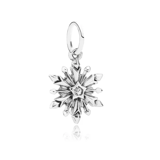 (slika za) Disney, viseči obesek Frozen Snowflake - PANDORA