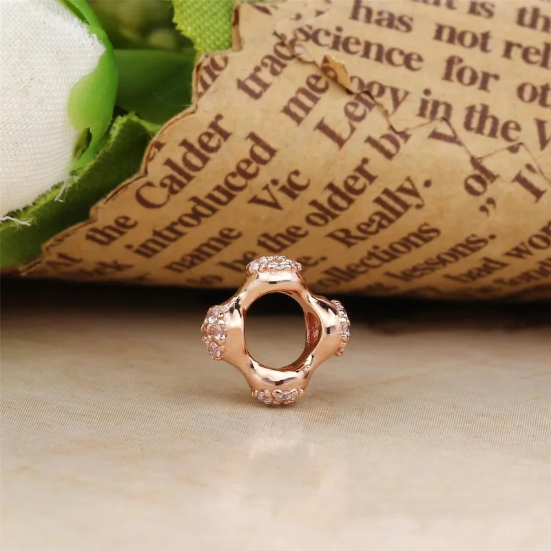 (slika za) Distančnik Modern LovePods™, PANDORA Rose™ & Clear CZ - 787292CZ - Ogled 3