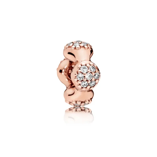 (slika za) Distančnik Modern LovePods™, PANDORA Rose™ & Clear CZ - 787292CZ