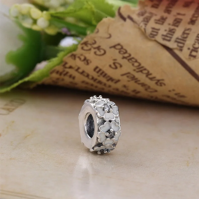 (slika za) Distančnik PANDORA Pink Primrose - 791823EN68A - Ogled 3