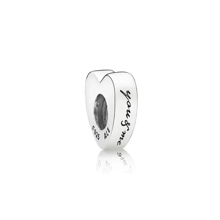 Distančnik PANDORA Two Hearts, prozoren CZ - 796559CZR