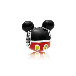(slika za) Obesek Disney PANDORA - ikona silhuete Mickey Mouse