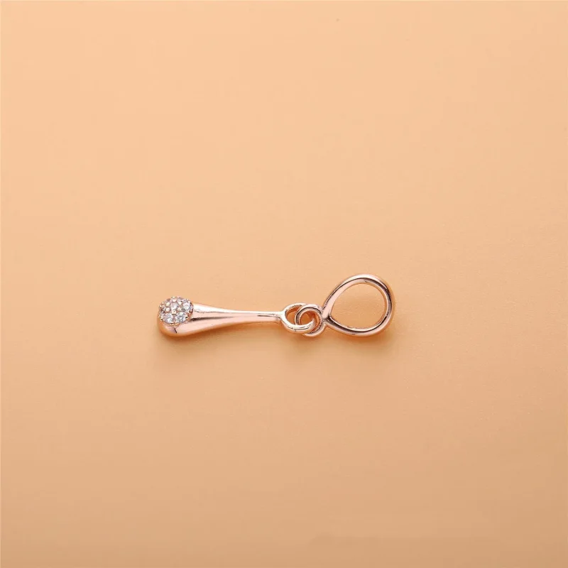(slika za) Obesek Modern LovePods™, PANDORA Rose™ & Clear CZ Viseči - 387291CZ - Ogled 3