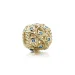 Obesek PANDORA Ocean Treasures, temno modri topaz 14K zlato - 750817TPP