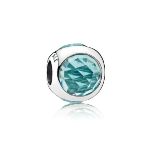 (slika za) Obesek PANDORA Radiant Droplet Icy Green Crystals - 792095NIC