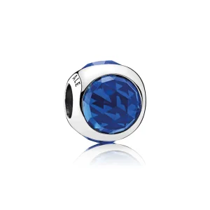 (slika za) Obesek PANDORA Radiant Droplet Royal Blue Crystals - 792095NCB