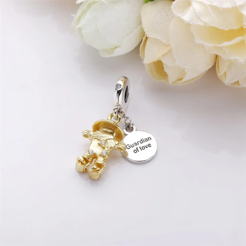 (slika za) Obesek Scarecrow Guardian, PANDORA Shine™ & Clear CZ - 767629CZ - Ogled 3