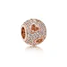 Obesek Tumbling Hearts, PANDORA Rose™ Clear CZ - 781426CZ