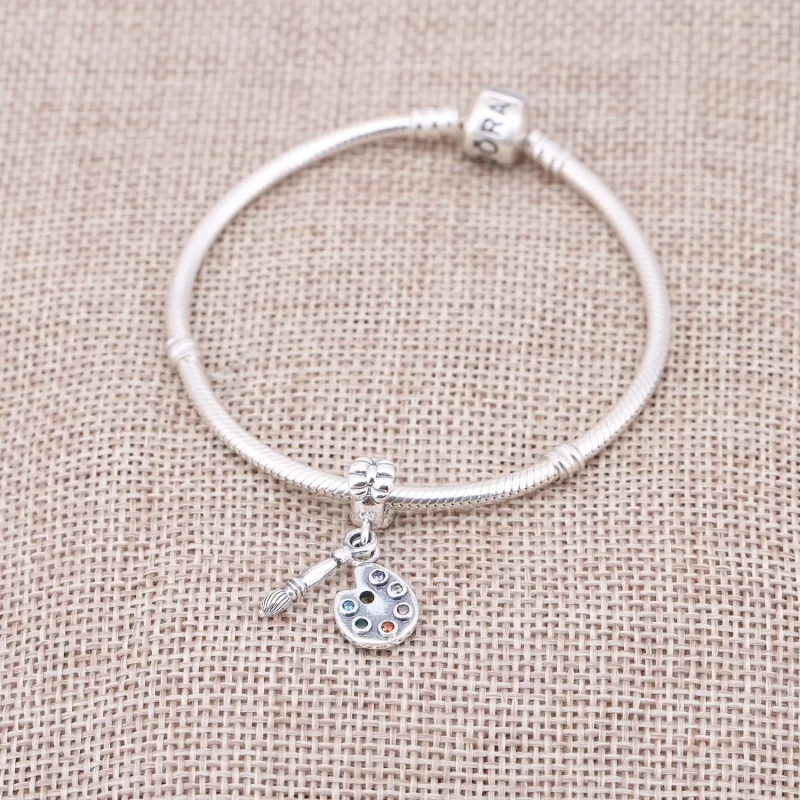 (slika za) Obesek z obeskom PANDORA Artist's Palette - 791268CZMX - Ogled 2