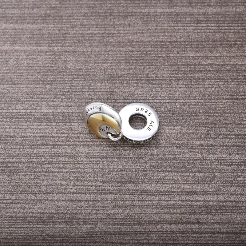 (slika za) Obesek z obeskom PANDORA You & Me Forever - 791979CZ - Ogled 4