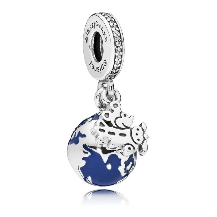 Obesek za globus Mickey Mouse, PANDORA - 7501057371914P