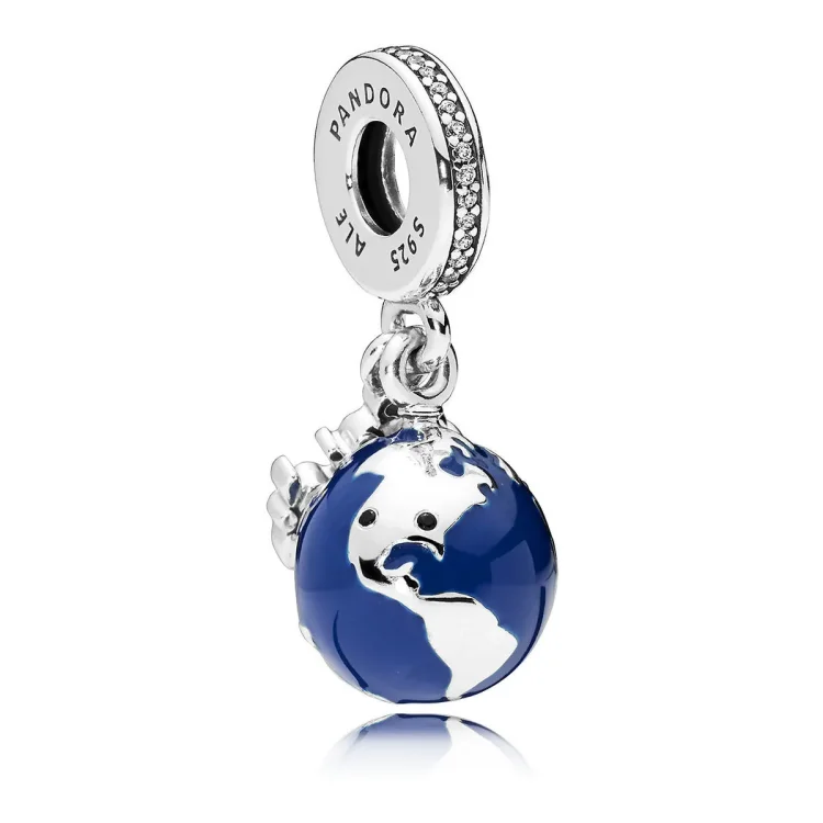 Obesek za globus Mickey Mouse, PANDORA - 7501057371914P