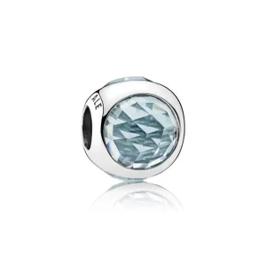 (slika za) PANDORA Aqua Blue Radiant Droplet Charm - 792095NAB