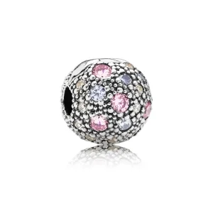 (slika za) PANDORA bledo rožnata sponka Cosmic Stars - 791286PCZMX