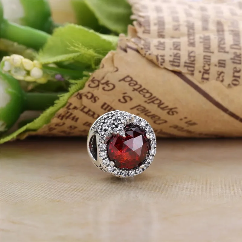 (slika za) PANDORA bleščeč obesek s snežinkami, somračno modri kristali, prozoren CZ - 7963 - Ogled 2