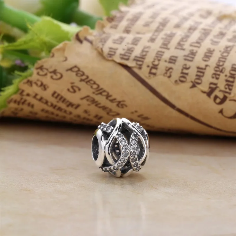 (slika za) PANDORA Bleščeča galaksija Openwork Charm - 791388CZA - Ogled 2