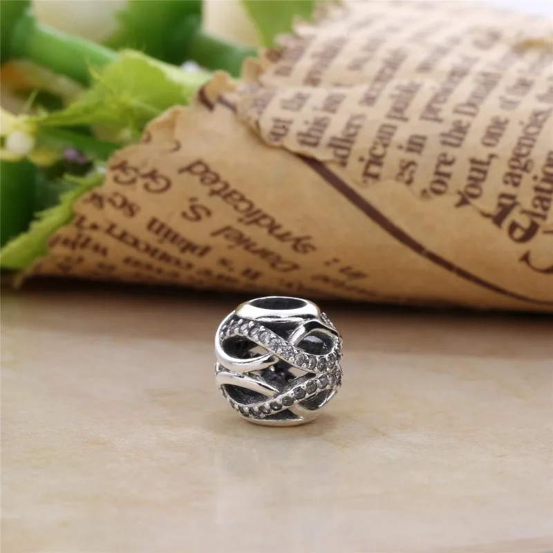 (slika za) PANDORA Bleščeča galaksija Openwork Charm - 791388CZA - Ogled 3