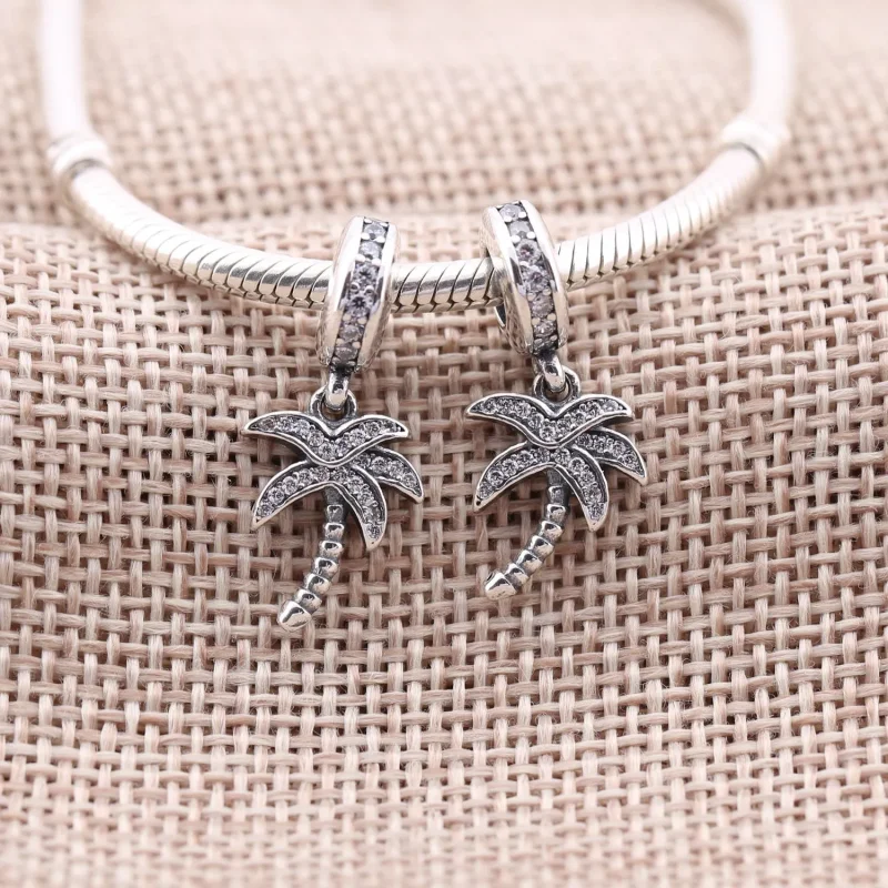 (slika za) PANDORA Bleščeča palma obesek - 791540CZ - Ogled 2