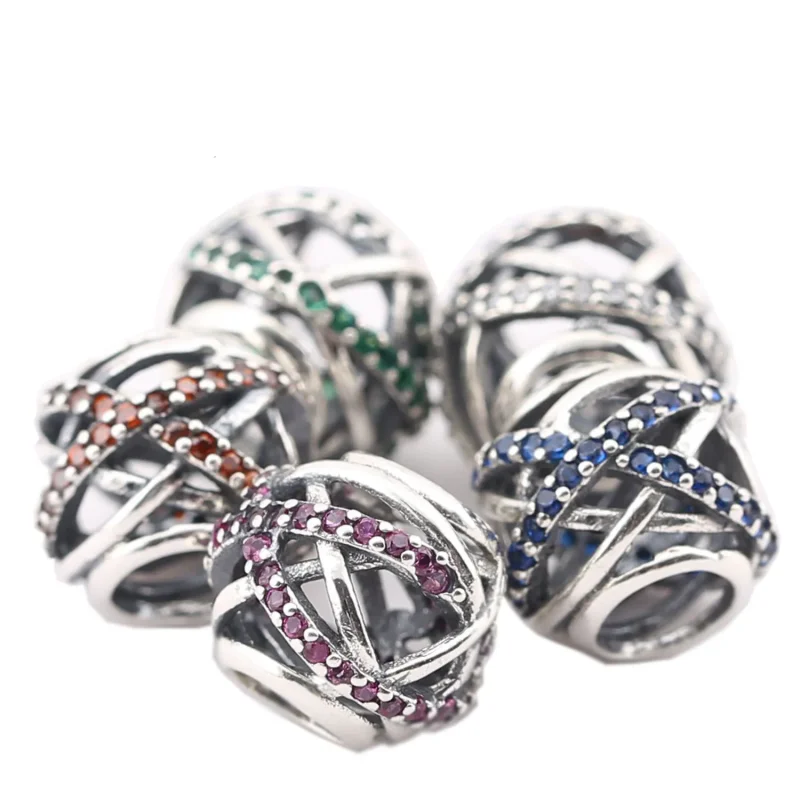 (slika za) PANDORA Bleščeči obesek Galaxy Openwork - 791388CZ - Ogled 5