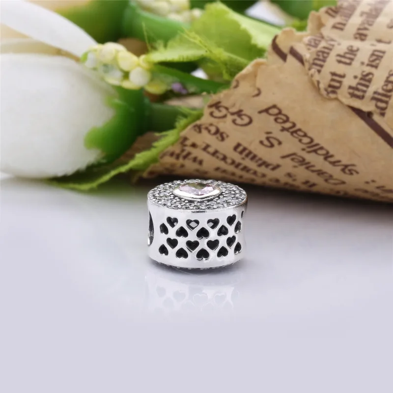 (slika za) PANDORA Bleščeči obesek v obliki srca - PX00190-1 - Ogled 4