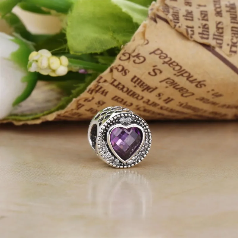 (slika za) PANDORA bleščeči obesek v obliki srca - PX00210-1 - Ogled 4