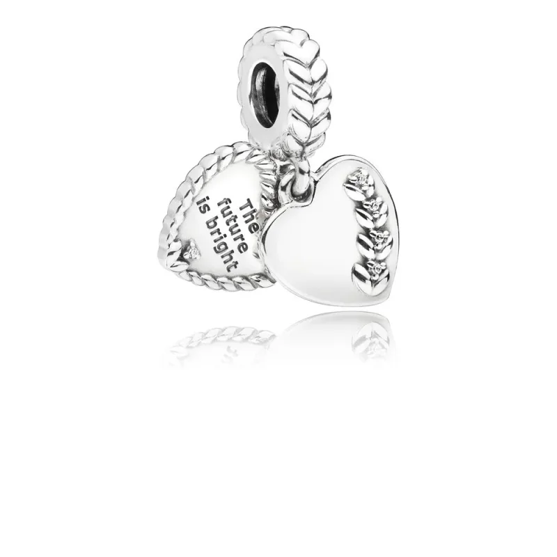 (slika za) PANDORA Bright Seeds Charm, Clear CZ - 797581CZ - Slika izdelka