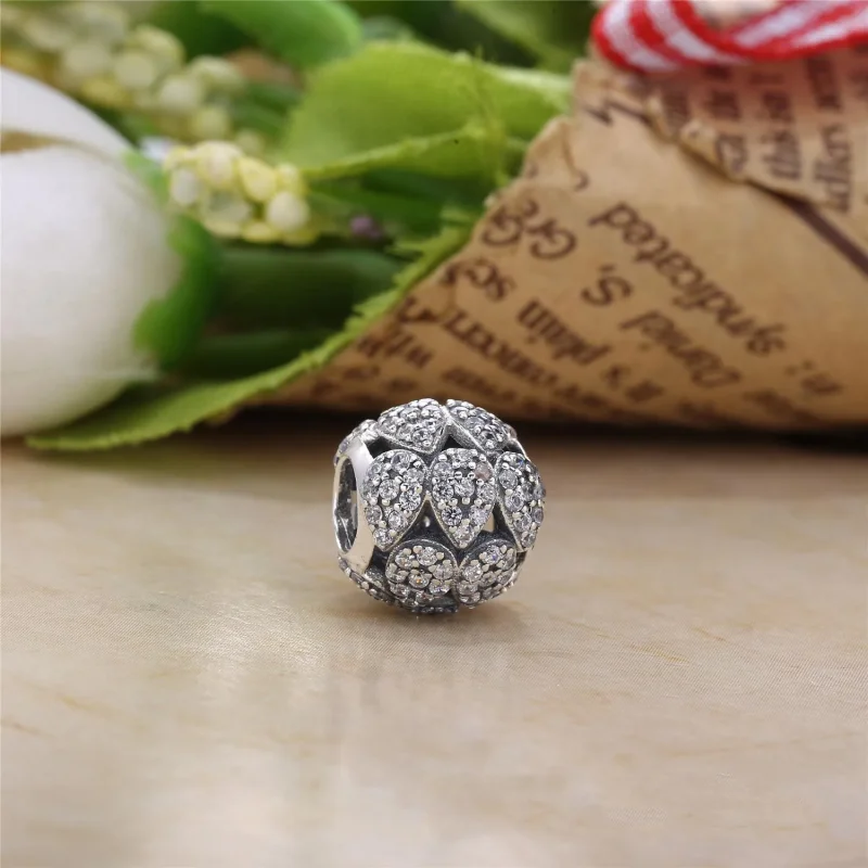 (slika za) PANDORA Cascading Glamour Clear CZ Charm - 796271CZ - Ogled 2
