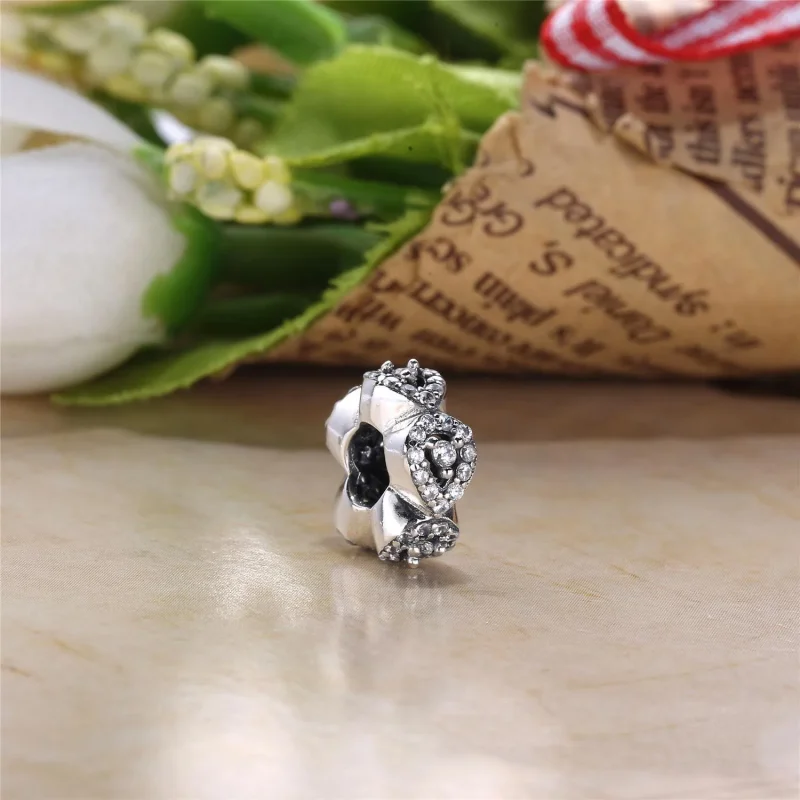 (slika za) PANDORA Cascading Glamour Clear CZ distančnik - 796270CZ - Ogled 2