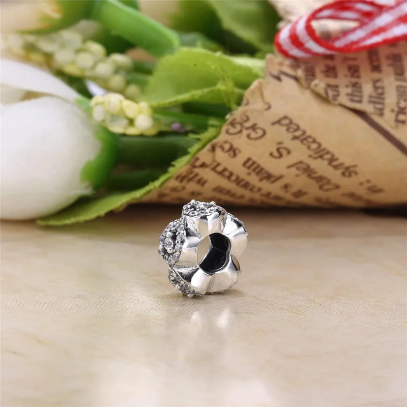 (slika za) PANDORA Cascading Glamour Clear CZ distančnik - 796270CZ - Ogled 4