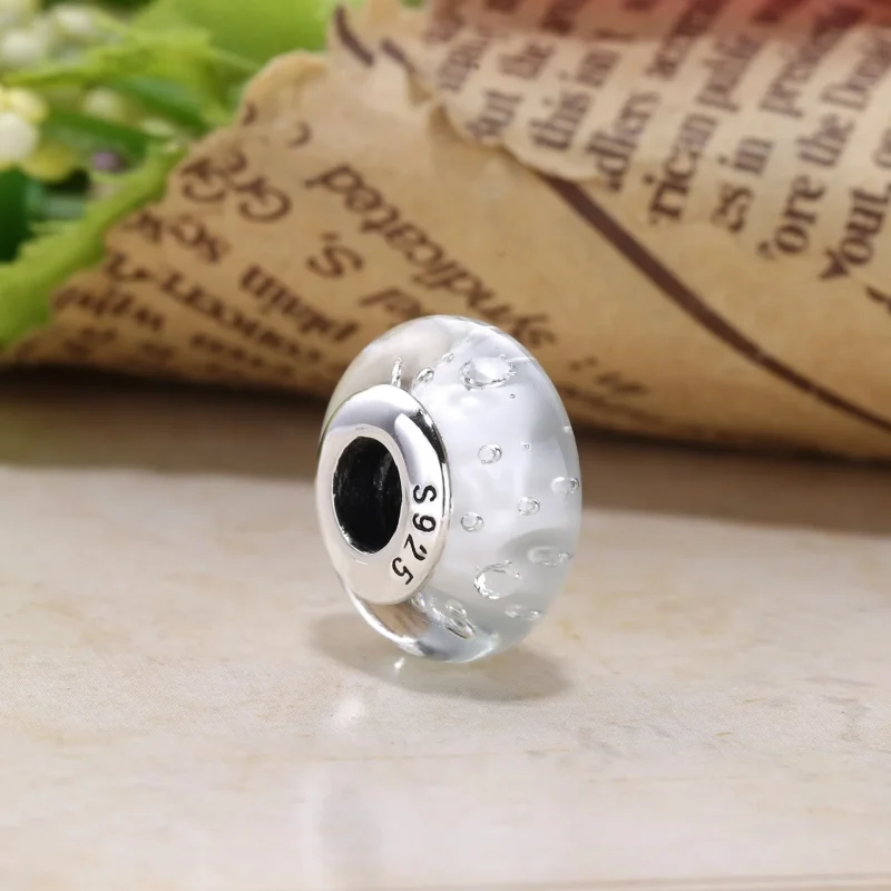 (slika za) PANDORA Dark Blue Effervescence, Clear Cz Bead - 791630CZ - Ogled 8