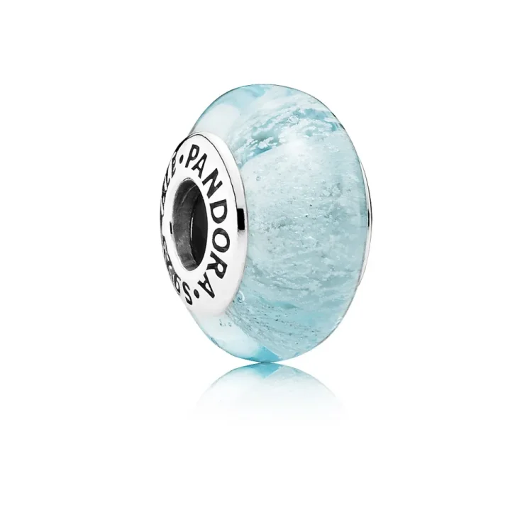PANDORA Disney Elsa\'s Signature Color Charm, Murano Glass - 791644
