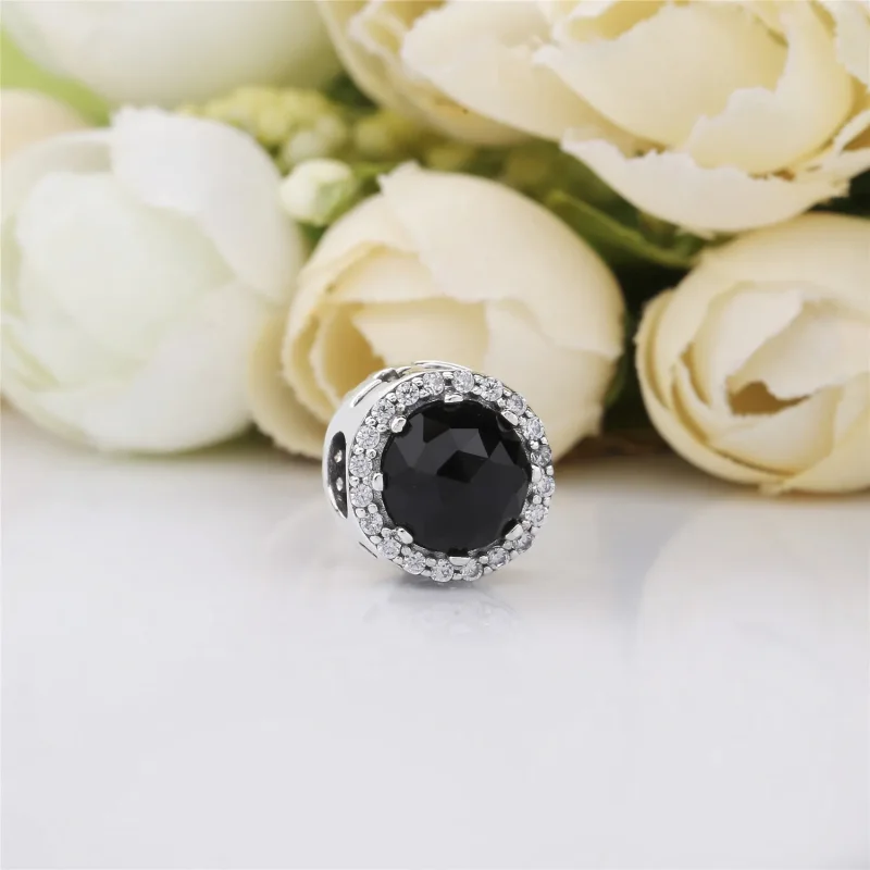 (slika za) PANDORA Disney, Evil Queen's Black Magic Charm, Black Crystals & Clear CZ - 7974 - Ogled 2