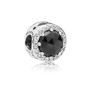 (slika za) PANDORA Disney, Evil Queen's Black Magic Charm, Black Crystals & Clear CZ - 797487NCK