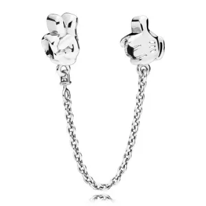 (slika za) PANDORA Disney, Mickey Gestures Safety Chain - 797172