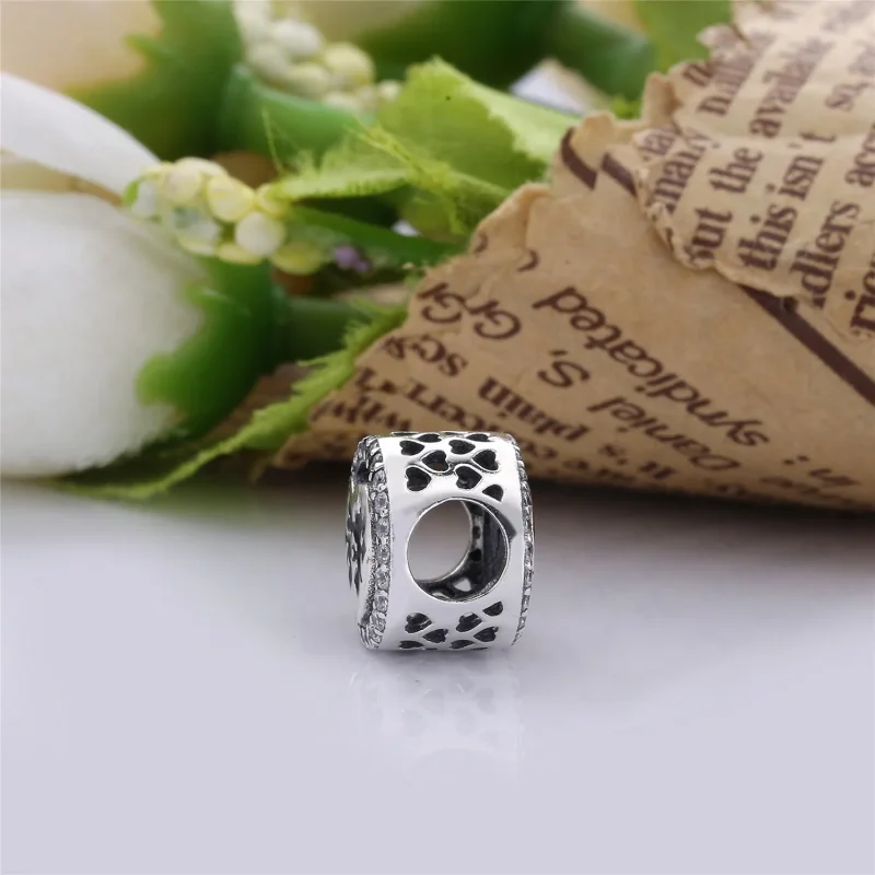 (slika za) PANDORA Disney, Mickey & Minnie Love, Charm Clear CZ - 791957CZ - Ogled 3